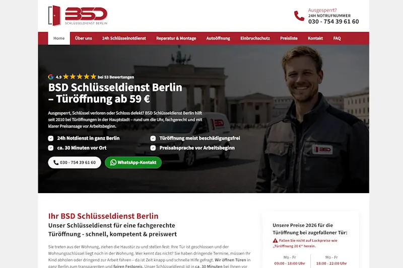 BSD Schlüsseldienst Berlin BSD Schlüsseldienst Berlin